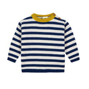 Baby Blue and White Striped Pepito Crewneck