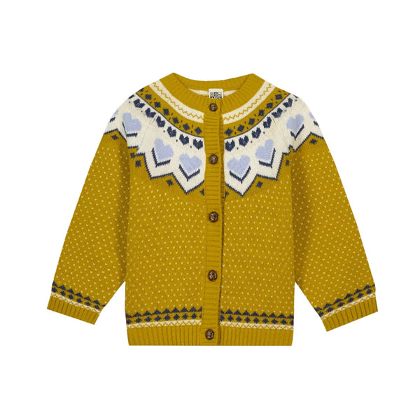 Yellow Detailed Mythic Cardigan