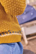 Yellow Detailed Mythic Cardigan