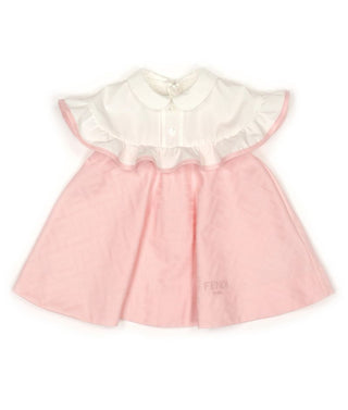 Rose Baby Ruffled FF Print Dress