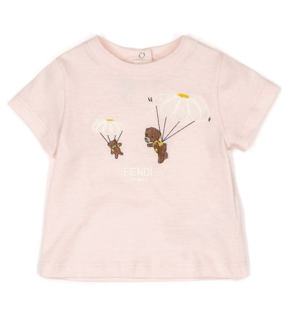 Rose Baby Bear Flower Tee