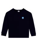 Navy Boat Emblem Long Sleeve Tee