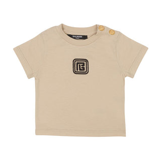 Beige Baby Retro PB Logo Tee