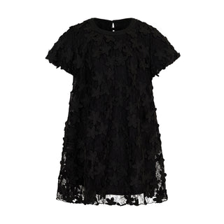 Black Floral Lace Dress
