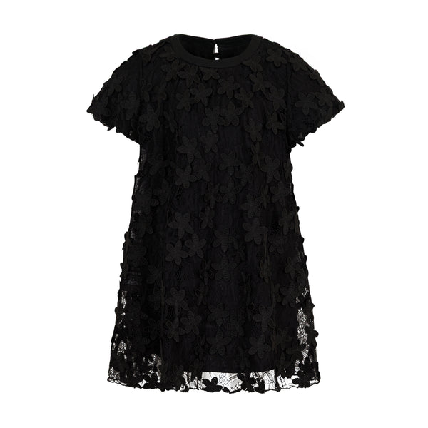 Black Floral Lace Dress