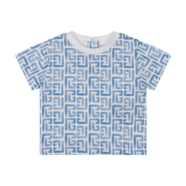Blue Baby Labyrinth Pattern Tee