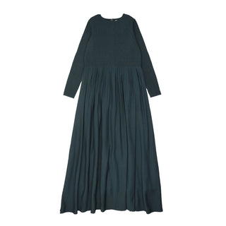 Navy Smock Top Maxi Robe