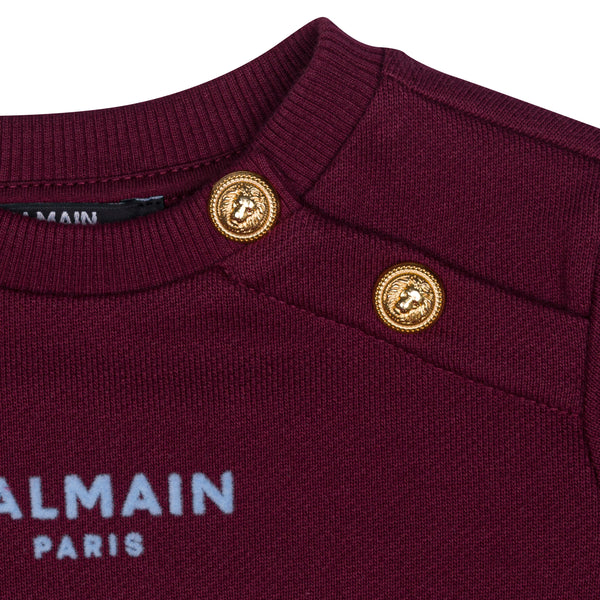 Baby Maroon Logo Crewneck