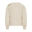 White Mini Me Oversize Sweater