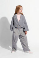 Grey Knit Cardigan