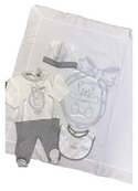 Baby White Footie Gift Set