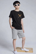 Black Batting Graphic Tee