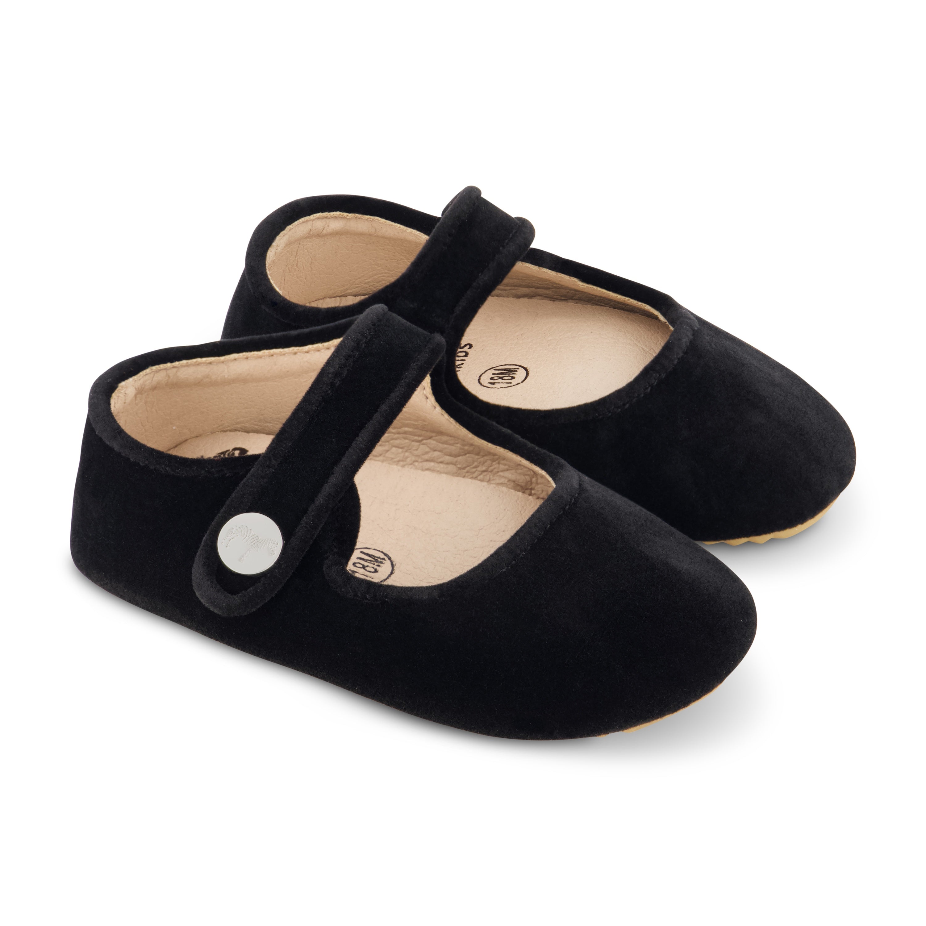 Zeebra Kids Corded Velvet Loafers - Brown main image 1