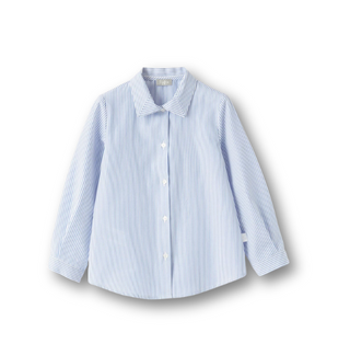 Blue LS Allover Stripes Shirt