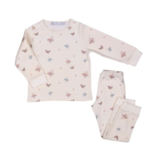 Multicolor Lehane Butterfly Pajama Set