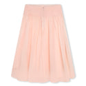 Pink Smocked Waist Maxi Skirt