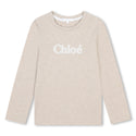 Beige Marl Long Sleeve Tee