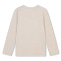 Beige Marl Long Sleeve Tee