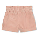 Pale Pink Corduroy Shorts