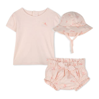 Pink Powder Shorts 3pc Set