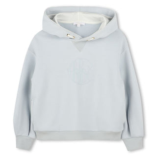 Pale Blue Logo Hoodie