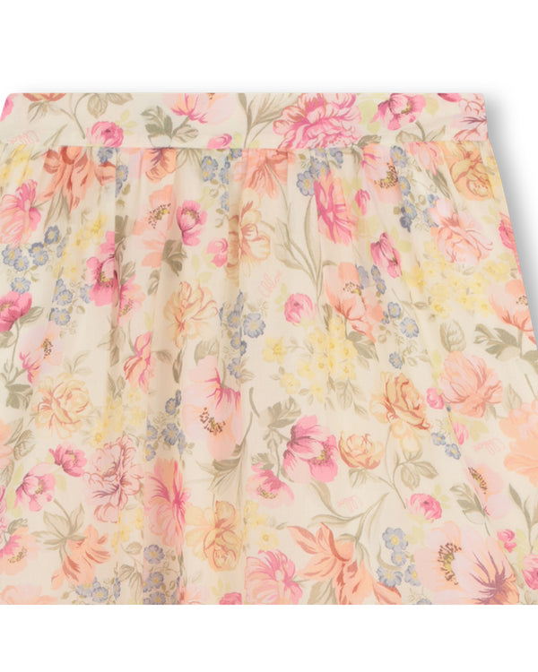 Multicolor Floral Maxi Skirt