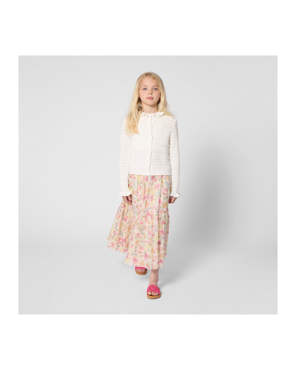 Multicolor Floral Maxi Skirt