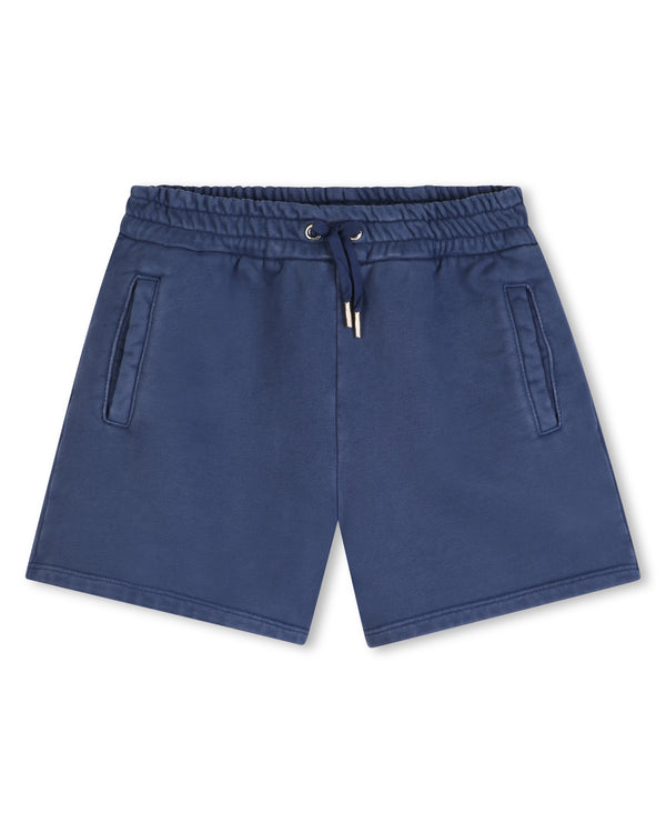 Blue Washed French Terry Shorts