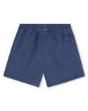 Blue Washed French Terry Shorts