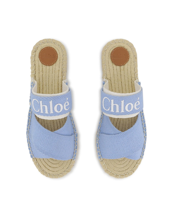 Blue Rope Sole Sandals