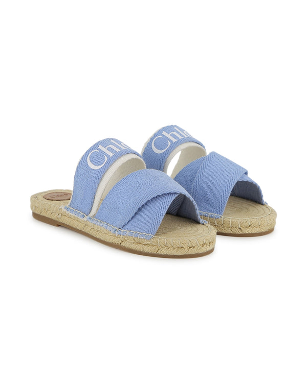 Blue Rope Sole Sandals