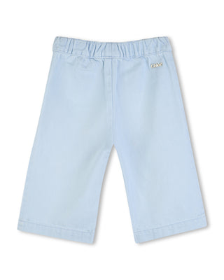 Blue Baby Denim Stitched Pocket Jean