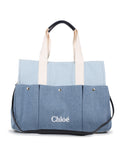 Denim Two Tone Changing Bag