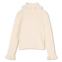 Ivory Ruffle Turtleneck
