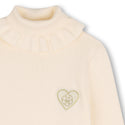 Ivory Ruffle Turtleneck