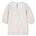 Cream Heathered Sweatshirt Dress