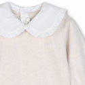Cream Heathered Sweatshirt Dress
