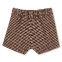 Chocolate Brown Plaid Shorts