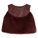 Plum Faux Fur Vest