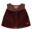 Plum Faux Fur Vest