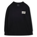 Black Patch Detail Knit Sweater
