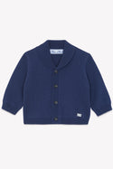 Navy Baby Collar Cardigan