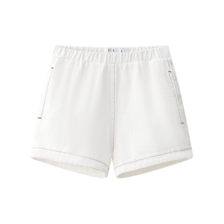 White Denim Shorts