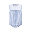 Blue Striped Sailor Romper