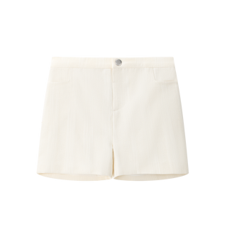 Cream Dressy Shorts