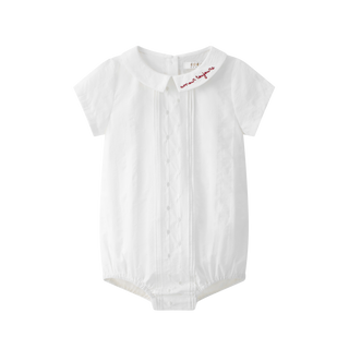 White Peter Pan Romper