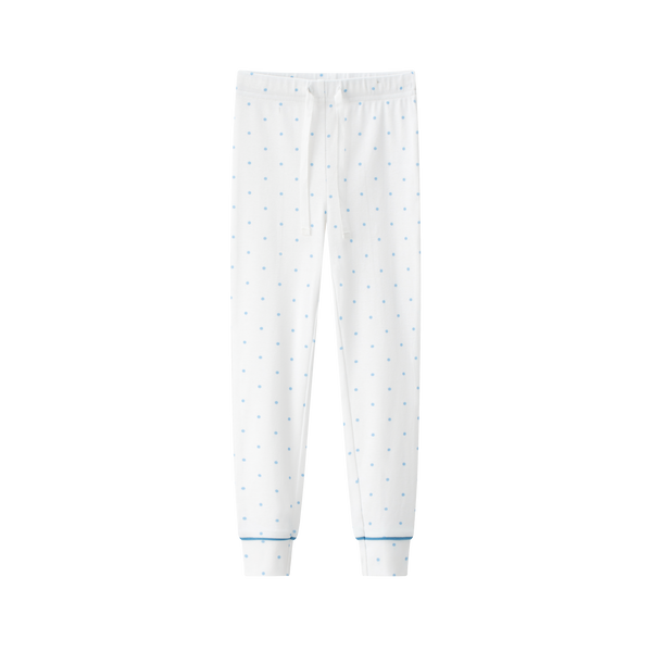 Blue Polka Dot Pajama Set