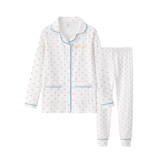Pink Polka Dot Pajama Set