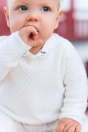 Ivory Diamond Knit Ensemble