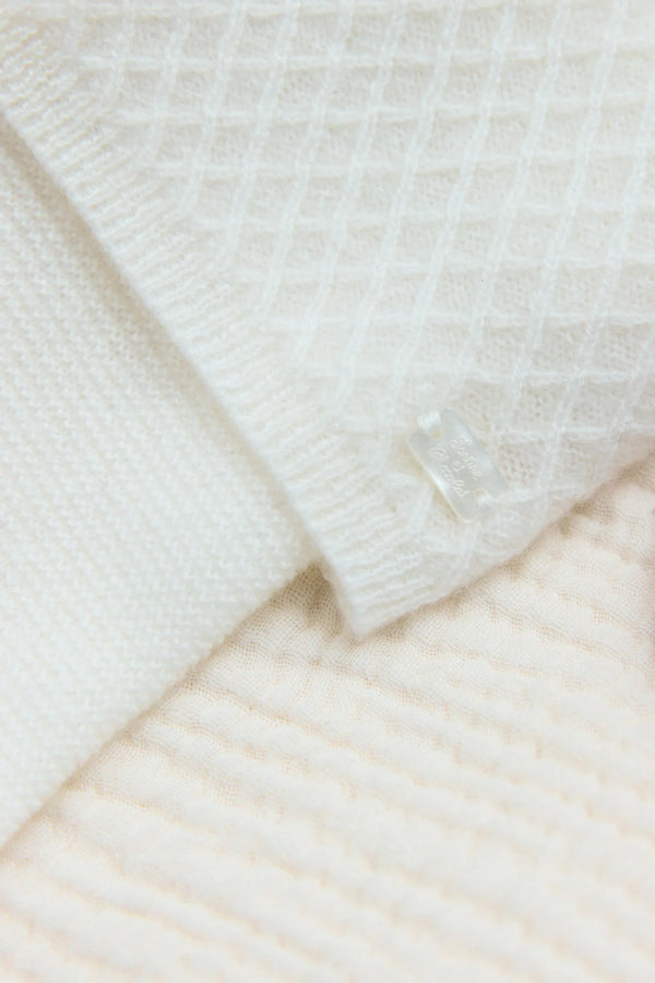 Ivory Diamond Knit Ensemble
